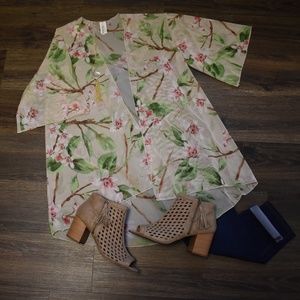 Plus size Cherry Blossom Kimono